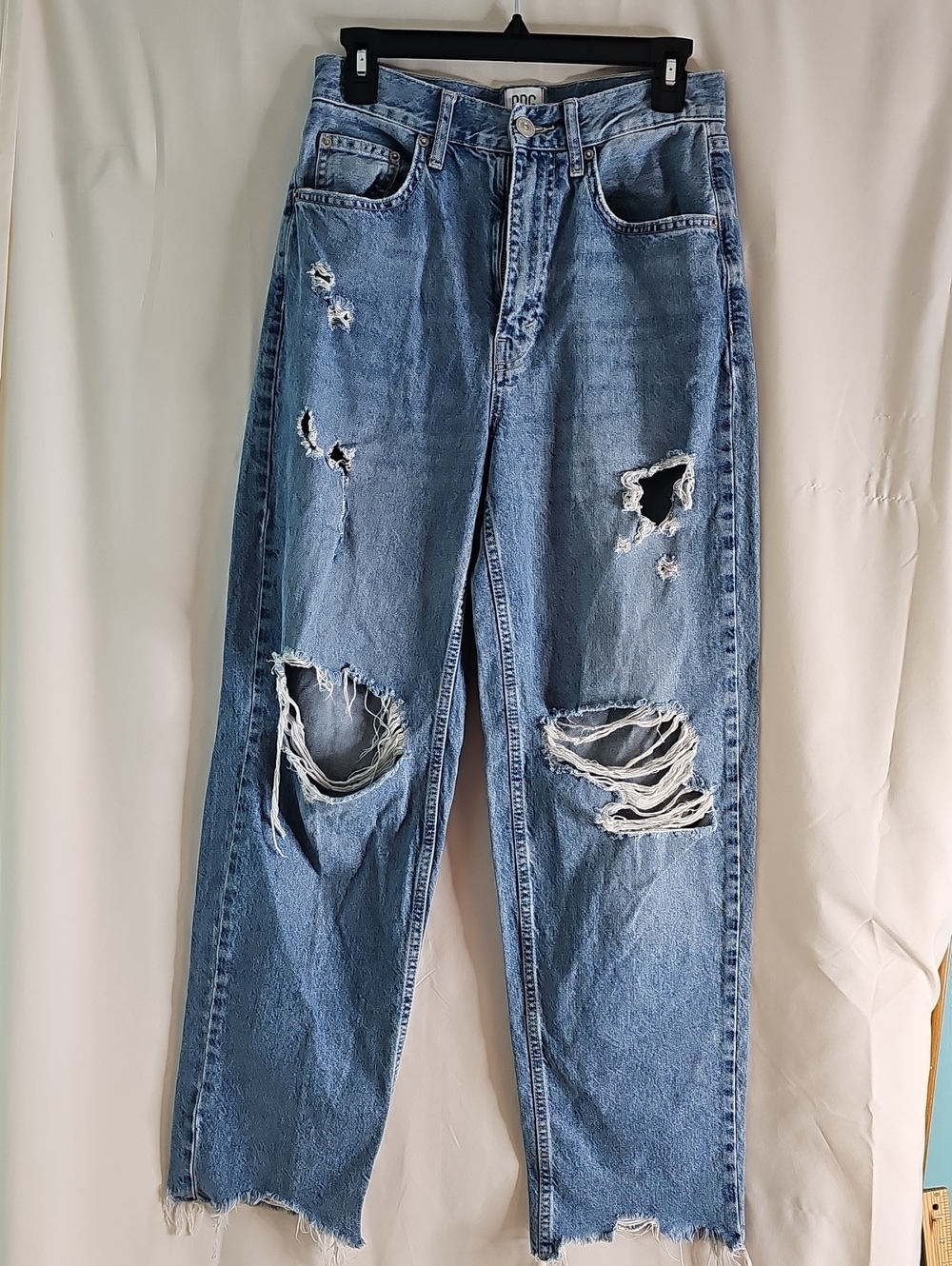 Urban Outfitter BDG Distressed Light Blue Relaxed Jeans